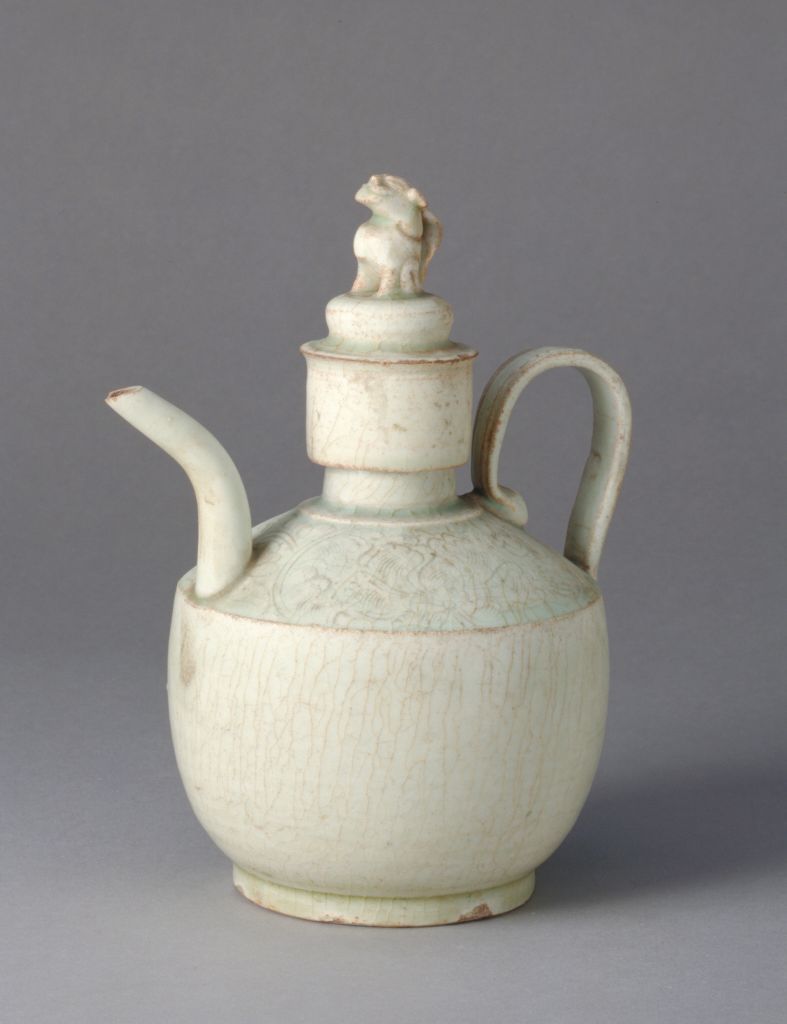 图片[4]-Jingdezhen kiln blue-and-white glaze carved flower injection pot, warm bowl-China Archive